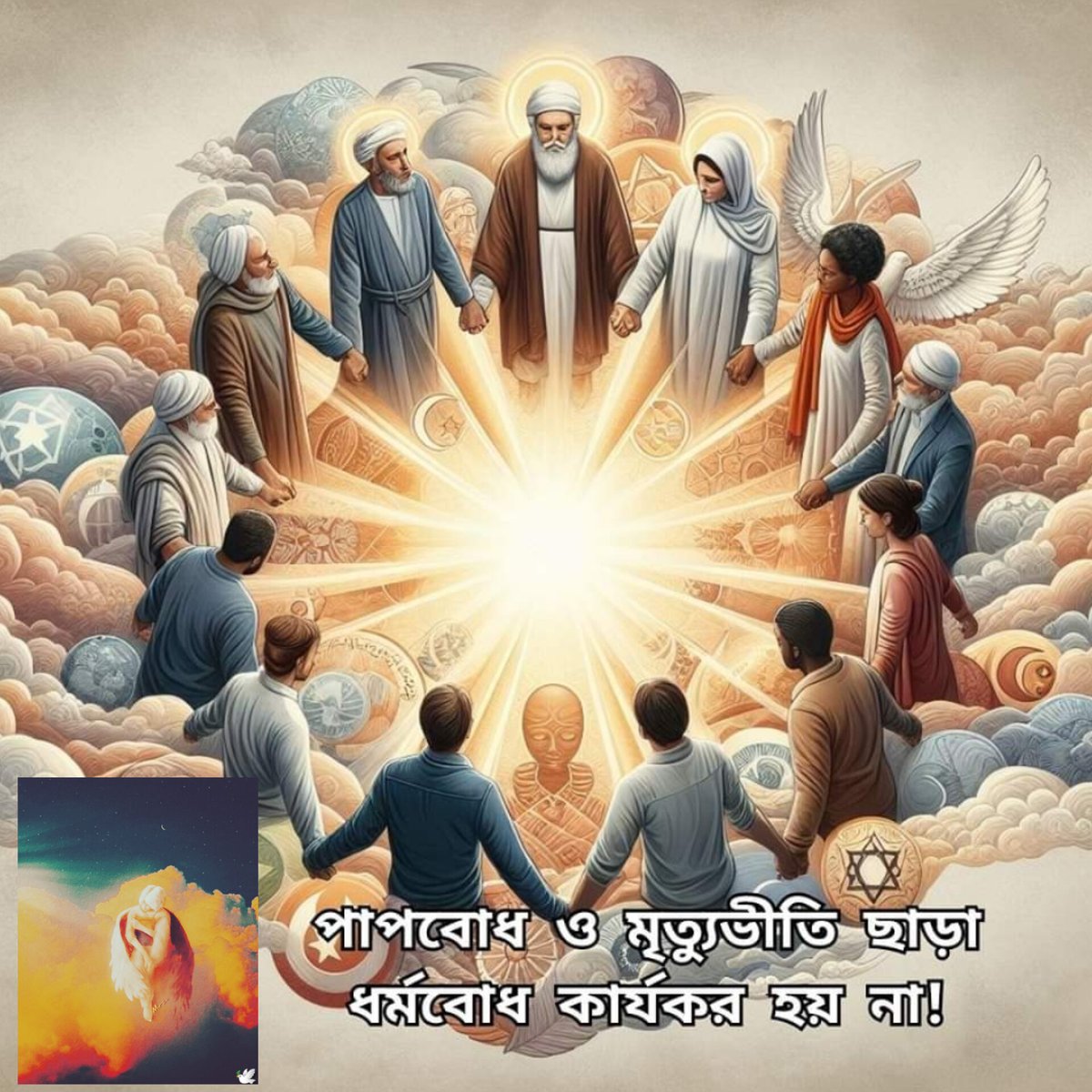 #ধর্মজ্ঞান!

পাপবোধ ও মৃত্যুভীতি ছাড়া
ধর্মবোধ কার্যকর হয় না!