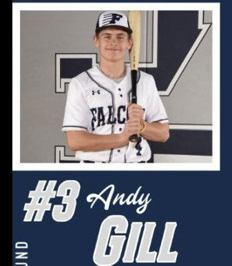 FHSfalcnbasball's tweet photo. Congratulations go out to Capital University Commit Senior Andy Gill as he tied the career runs scored record with his 67th run today.  Andy tied John Define who set the record from 1998-2000 for the Falcons. https://t.co/aSnDzzA94s