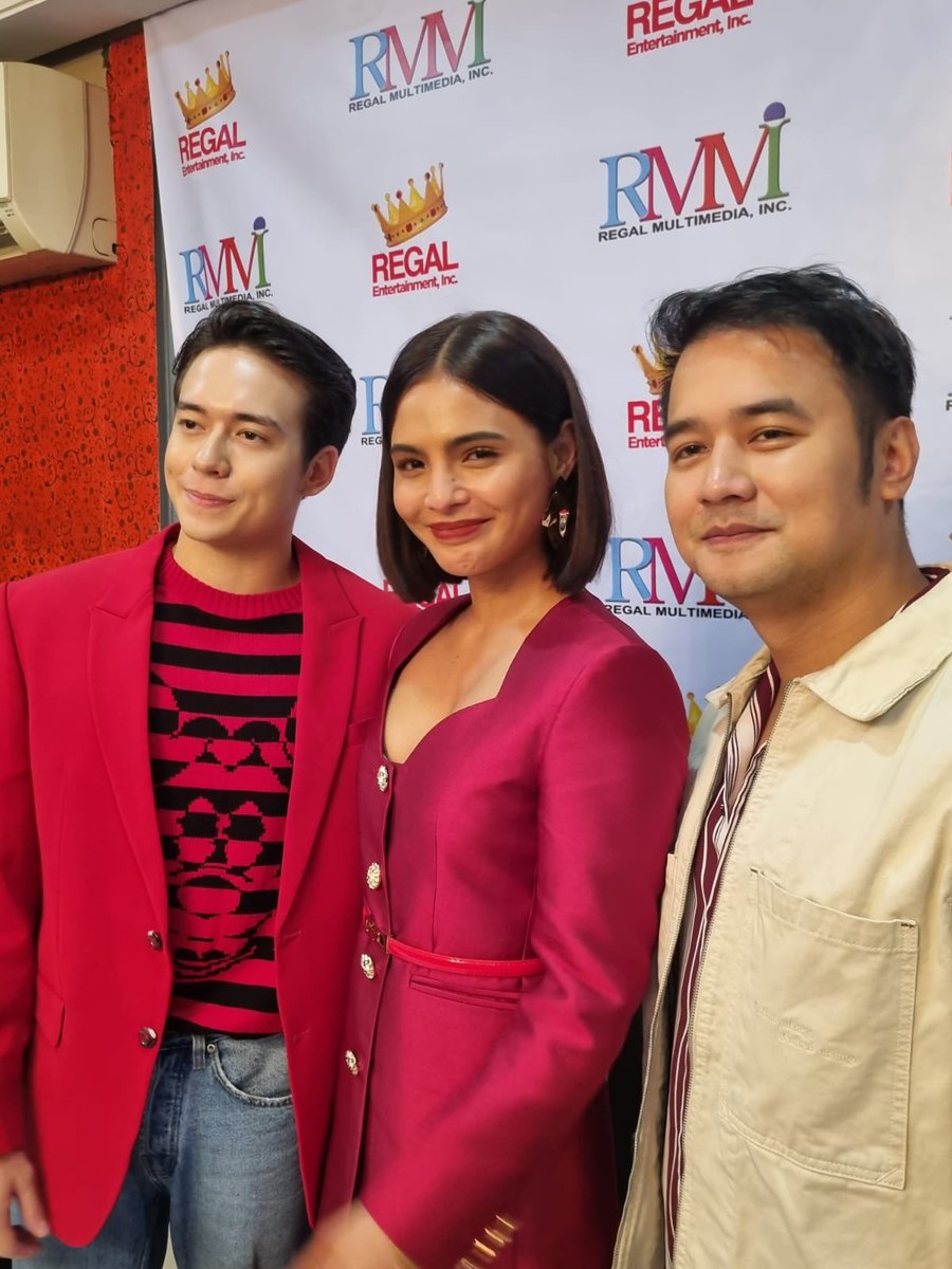 Lovi Poe, Jameson Blake, JM de Guzman present sa presscon ng latest Regal Entertainment movie na 'GUILTY PLEASURE' kasama ang iba pang cast members. This is directed by Connie Macatuno at mula sa panulat ni Noreen Capili. | via Ervin Santiago/BANDERA