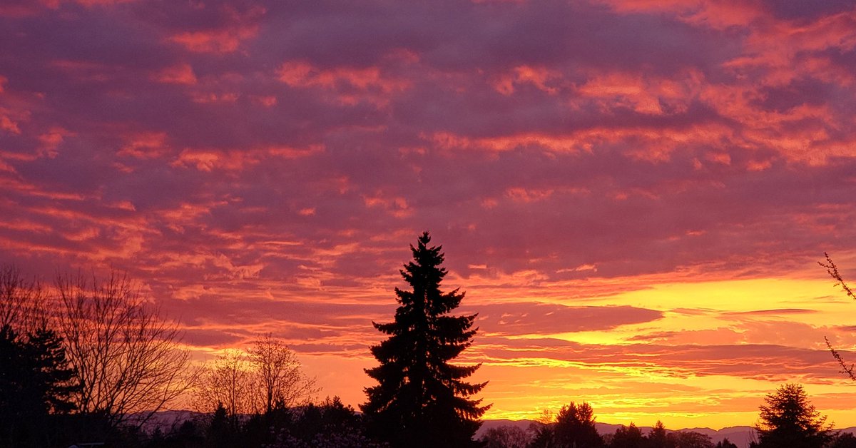 Spicy skies... 
after a grey afternoon 
#rooftophorizons 
#keeplookingup 
@WashCoScanner