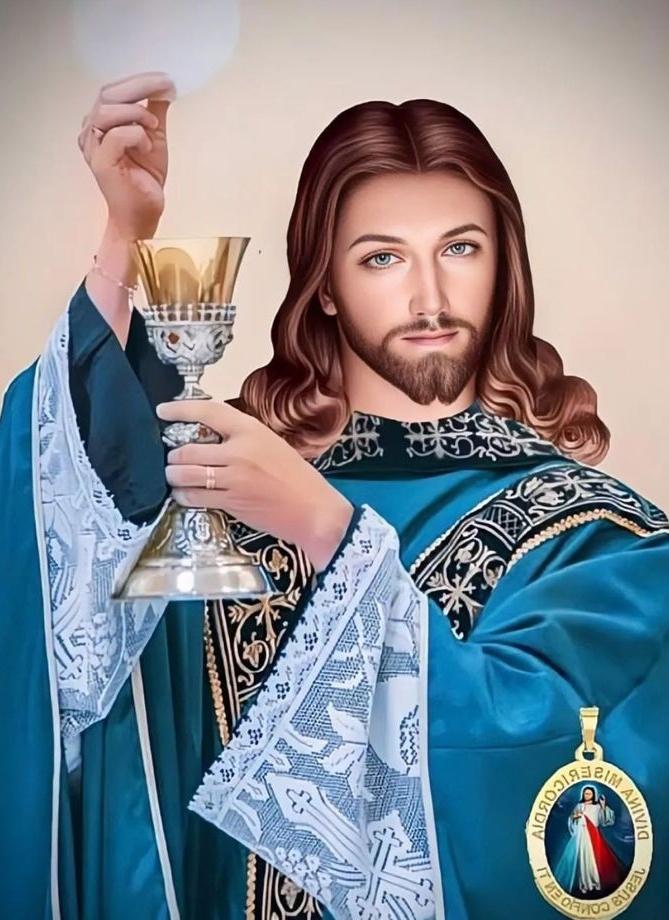 💓✝️🕊️🔥🌹 “You have remained in the Sacrament of the Eucharist and you feed with your Word and your Body those who trust in You' 💓✝️🕊️🔥🌹 ( P. )