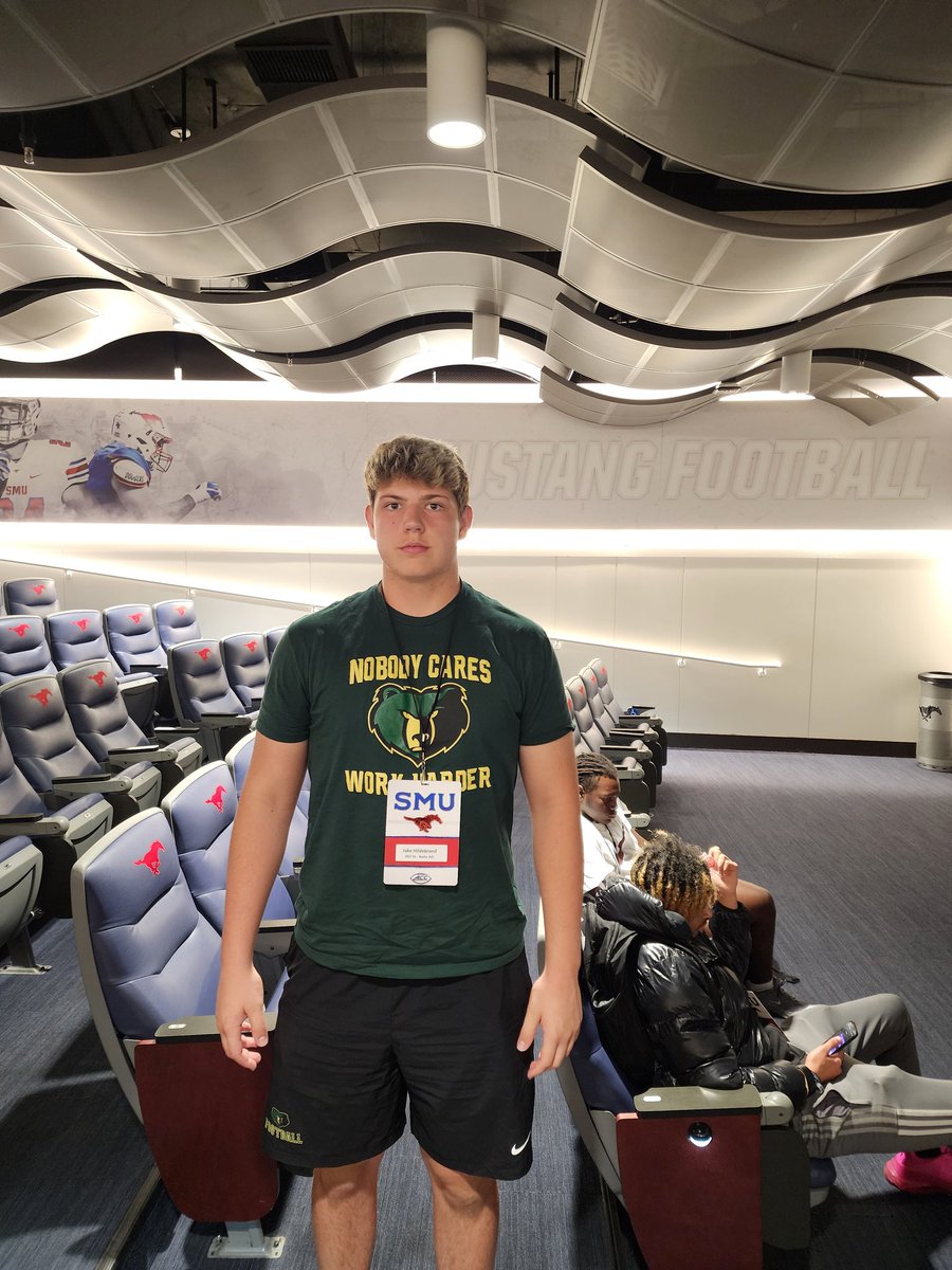 Thank you so much for your time and hospitality today @mrfootballwait. Loved what you have going on at @SMUFB and the new facility going in. Would love to come back and see when it is done. Great time visiting with @FootballHotbed. @bashagridiron @BashaAthletics @RecruitingBasha