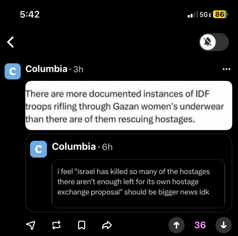 CampusJewHate's tweet photo. 5/6 #ThisIsAntisemitism
@Columbia @BarnardCollege @ColumbiaDPS @ShaiDavidai @gil_zussman https://t.co/grG9kS24dS