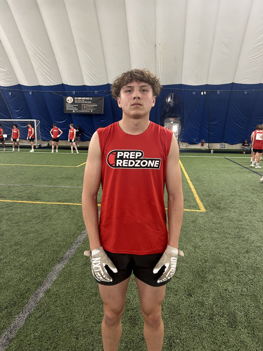 OJW_Scouting's tweet photo. Enjoyed watching @dlhsfootball 2025 DB @andrew_bartnes today at the @PrepRedzoneMN Combine Series stop in Plymouth. 

Tested well, long, wiry 6’1, 170 lb. frame that has developed well in the Lakers’ great S&amp;C program, and had loose hips and quick feet. Good showing today. https://t.co/BJs9VgN3NX