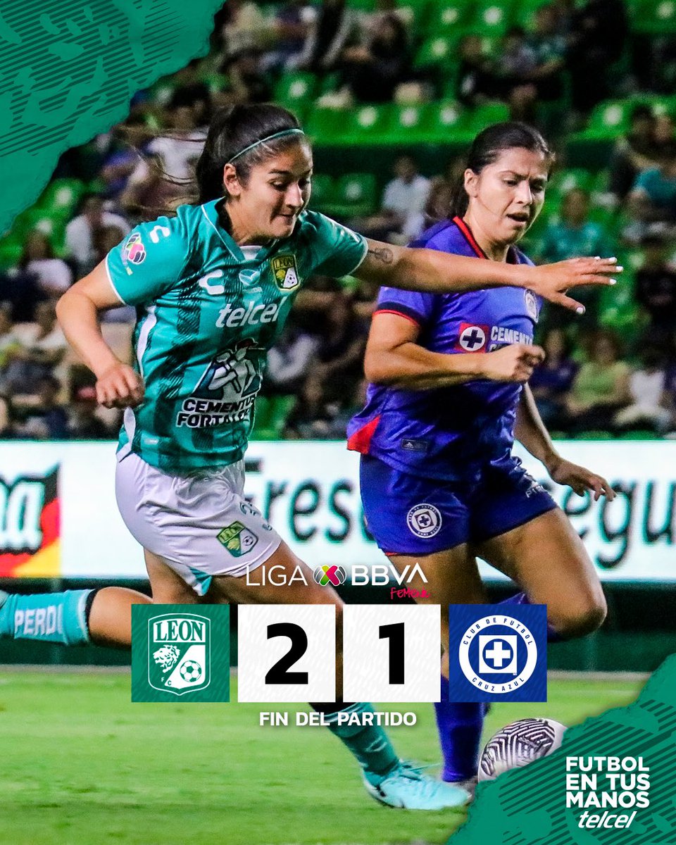 #J14 I #LEOvsCAZ ⏰Final ¡GANÓ LA FIERA! @Telcel 🦁2-1🚂 #RugeConEllas 💚