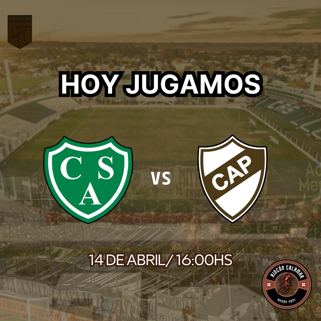 RinconCalamar's tweet photo. 🟤⚪ PARTIDO DE 6 PUNTOS 🟤⚪
Ante ese rival siempre difícil para nosotros como lo es Sarmiento, que ascendió en 2021 junto al Calamar, sería vital y muy importante traerse los 3 puntos para lograr esa diferencia para lo que viene.
VAMOS TODOS UNIDOS 🤎🤍
#ultimafecha #CAP #LPF https://t.co/dOGj4HmC2F