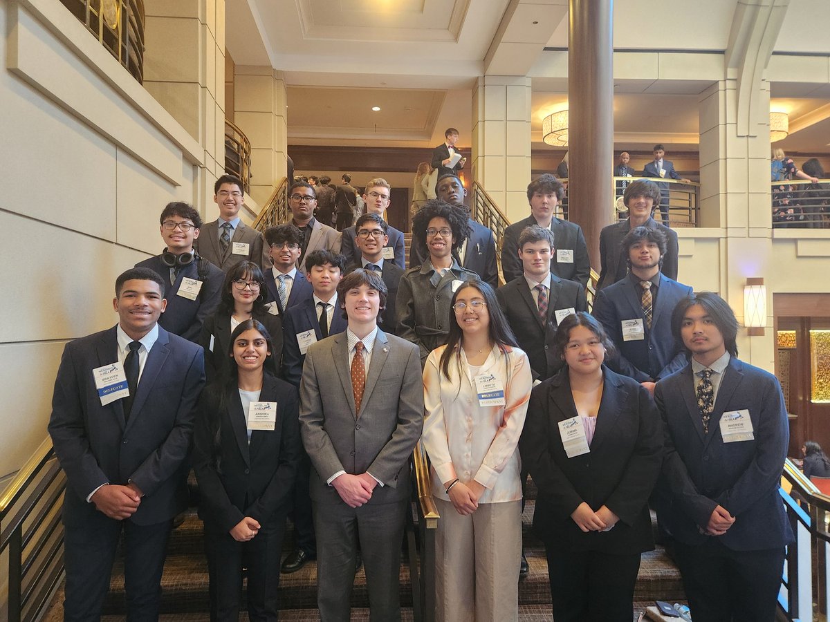 cdmurchi's tweet photo. Awards/Closing session at the FBLA SLC. Congratulations, Eagles, on bringing 4- 1st place, 2 - 2nd place, 1 - 4th place, and 1 - 5th place win back to the nest! Continue to SOAR in Orlando at Nationals! @ALeVBSchools @MsPeeJay @senorajenmorris @STEMAcademyLHS https://t.co/M5HxMcsr7u