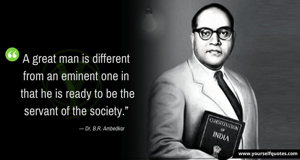 Let’s remember Dr. B.R. Ambedkar’s teachings and work towards a society free from discrimination and oppression. Happy Ambedkar Jayanti!