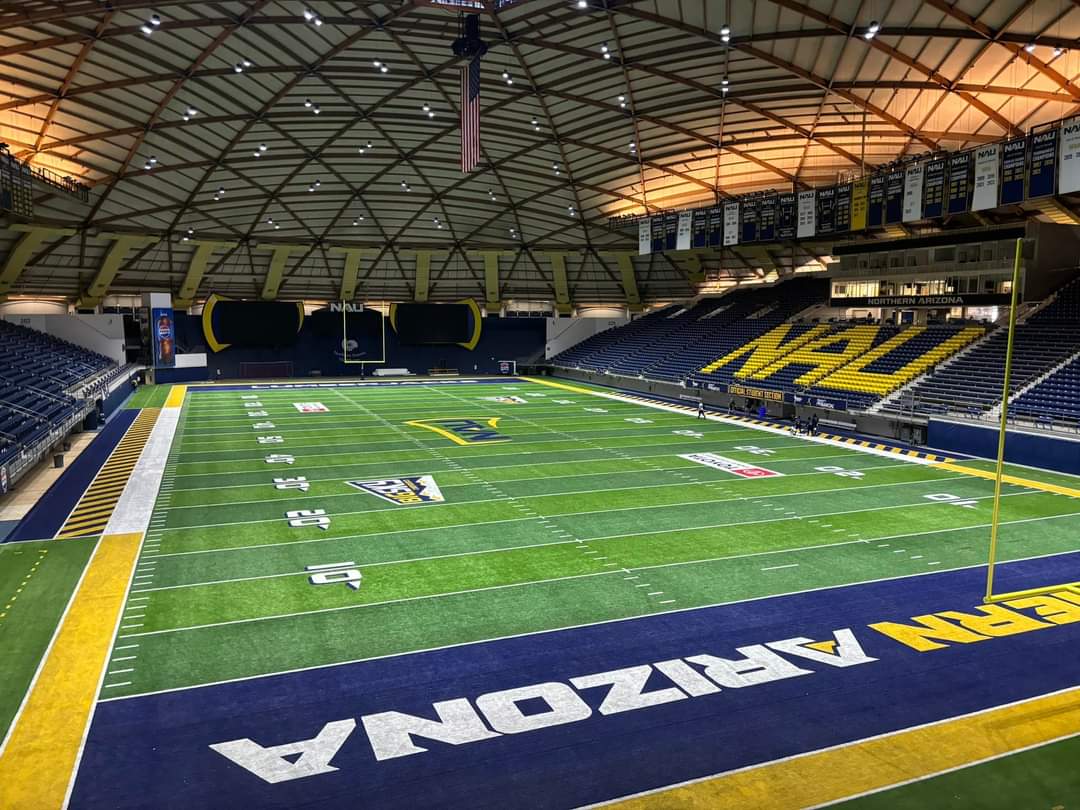 NateBryant2025's tweet photo. Much appreciation to  @CoachRodBrown @CoachAdamClark and the entire @NAU_Football staff on being invited to Junior Day. It was  GREAT to watch some Lumberjack Spring Ball! 
@SOAZFootball @MicaMountainFB @Riggo4456 @CodyTCameron https://t.co/sR27yexCCP