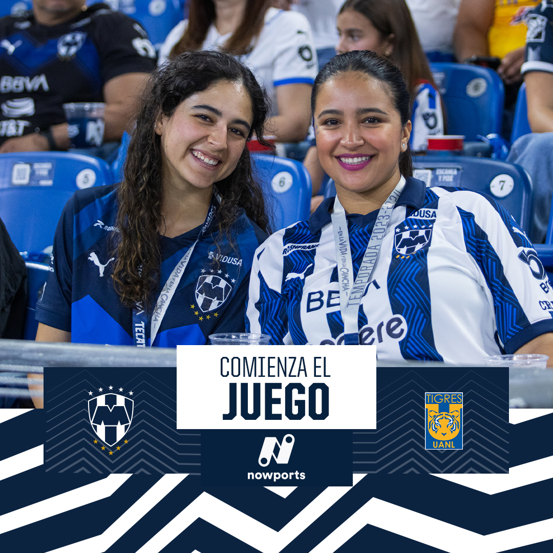 Rayados's tweet image. 1'⏱️| Monterrey 🤠0-0 Tigres | 

¡Arranca el #ClásicoRegio en la Casa Rayada!🏟️🔥

¡EL MONTERREY Y SU GENTE POR EL TRIUNFO!🔵⚪

@Nowports