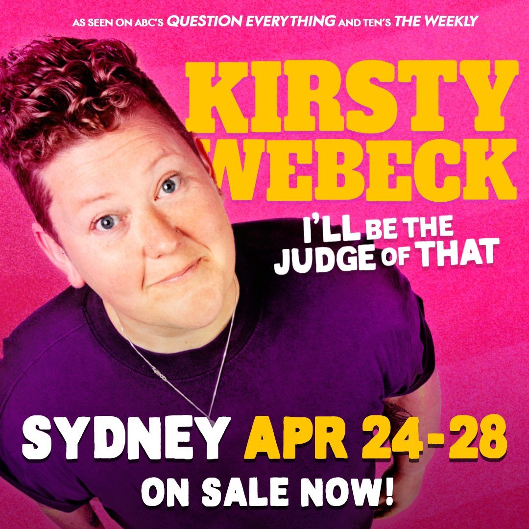 Hello mates, Sydney next. I’ll be there from April 24-28. The weekend is very close to selling out. Just a handful of tickets left to each show. Book ahead! Who’s in? aucentury.sales.ticketsearch.com/sales/saleseve…