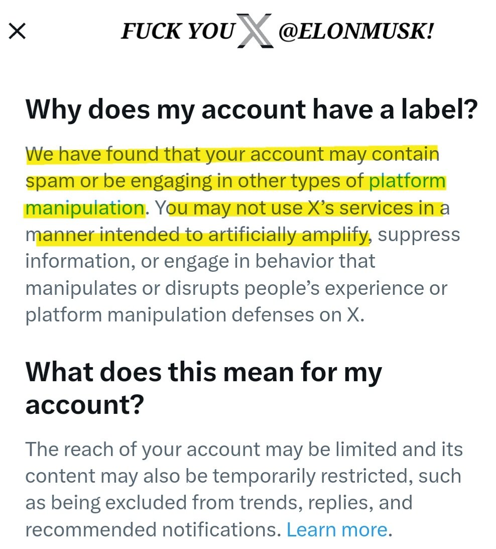 👉 FUCK ALL OF YOU WHO 'PAY' FUCKING ☭SOCIALIST BILLIONAIRE☭ @elonmusk! @NEWSMAX @OANN @BreitbartNews @WSJ @EpochTimes @WSJPolitics @BBCWorld @Reuters @ReutersPolitics @vox_es @hermanntertsch @FDRLST @FoxNews @ACTforAmerica @HeyTammyBruce @foxnewspolitics @marklevinshow 👇🥶🤦🏻‍♂️