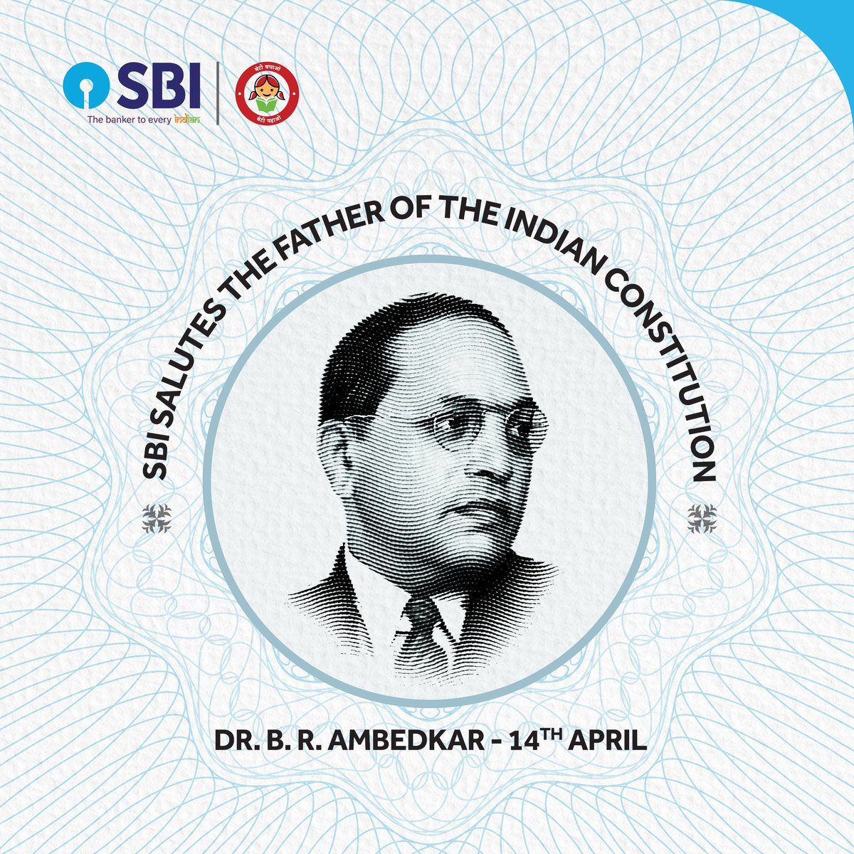 On his Birth Anniversary today, SBI pays tribute to the eminent Jurist, Economist, Social Reformer, Political Leader and Chief Architect of the Indian constitution, Dr. B R Ambedkar. Wishing everyone a very Happy Ambedkar Jayanti! #SBI #TheBankerToEveryIndian…