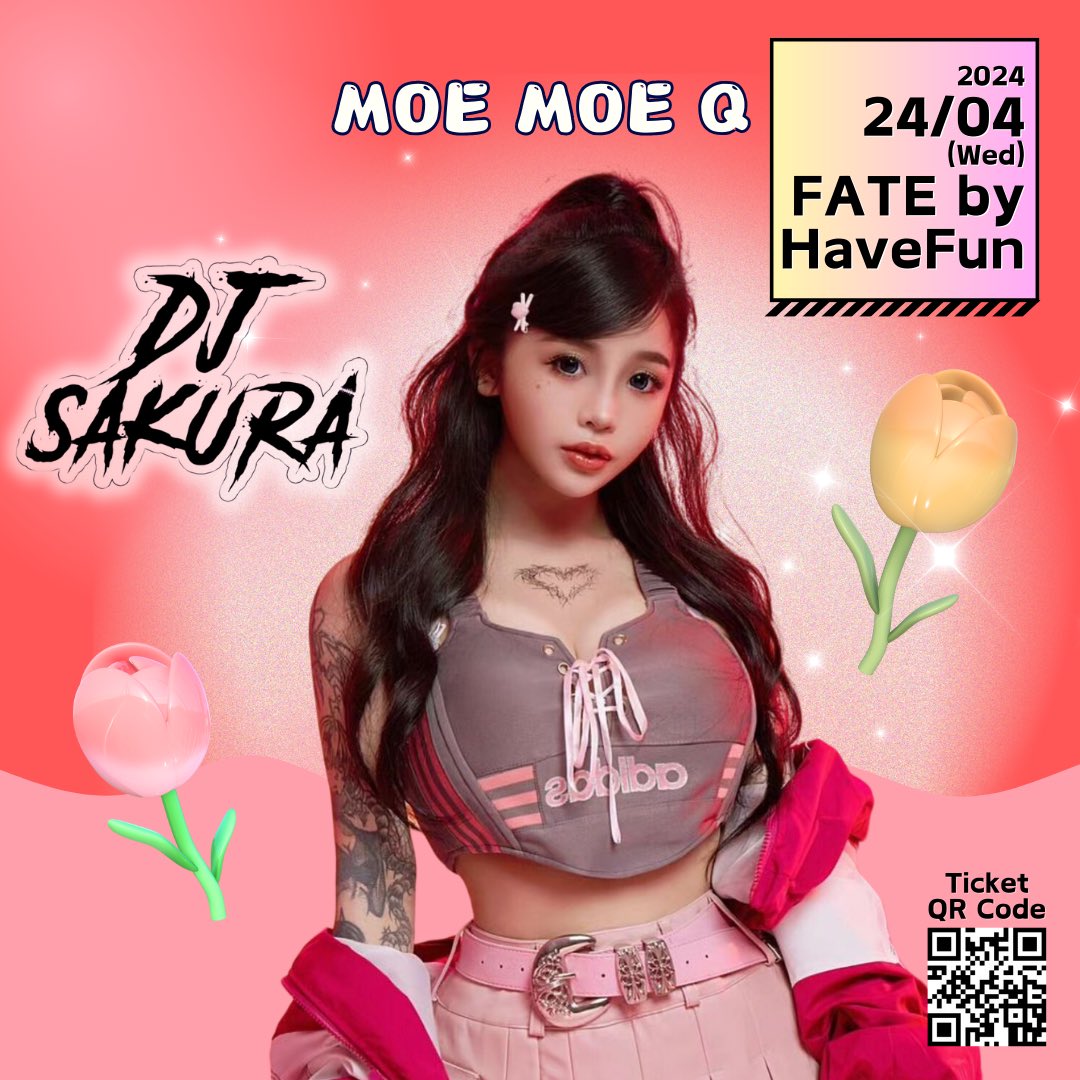 💖Cosplay Alert! ｸﾞｯ!
Introducing our fourth esteemed guest cosplayer, the talented @djsakuraaa ! ฅ՞•ﻌ•՞ฅ 
Don’t miss out on 
📅April 24th (Wed)
🤩doors open 19:30PM
📍Fate By Have Fun
🎫 https://t.co/DEGjYAgRaQ
Use Code "DJSAKURA" to get $3 off
#singapore https://t.co/3sfQzpy6tt