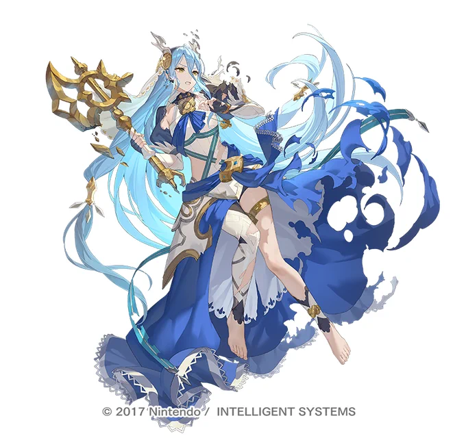 【ファイアーエムブレム ヒーローズ】にて「響く絆のうた アクア」のイラストを描かせていただきました。どうぞよろしくお願い致します!  #FEヒーローズ 