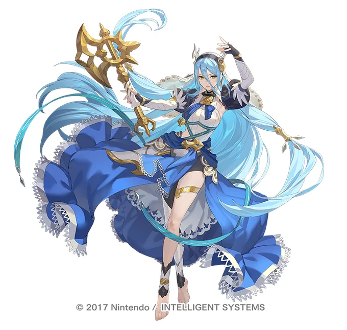 【ファイアーエムブレム ヒーローズ】にて「響く絆のうた アクア」のイラストを描かせていただきました。どうぞよろしくお願い致します!  #FEヒーローズ 