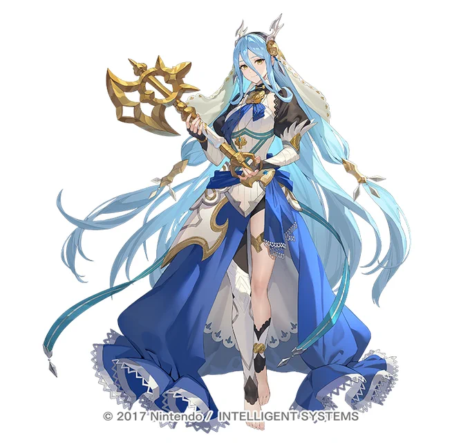 【ファイアーエムブレム ヒーローズ】にて「響く絆のうた アクア」のイラストを描かせていただきました。どうぞよろしくお願い致します!  #FEヒーローズ 