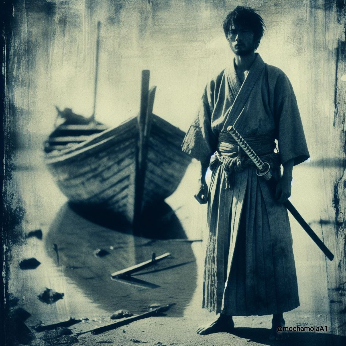 mochamojaA1's tweet photo. #DALLE3 #nostalgicjapan #Samurai
ノスタルジックジャパン 侍⚔️
#AIart #カロタイプ #callotype #cyanotype #ポートレイト #streetsnap #AIartwork #AIidol #AIグラビア #AIイラスト #AIillustration #AImood #AIartcommunity https://t.co/Sco4OI2vFa