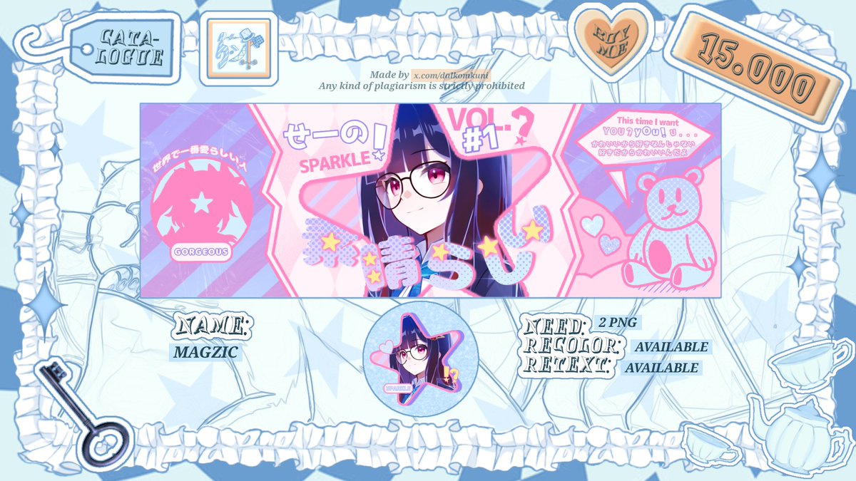 Help RT/Repost, please?

Hi! Aku mau OPTIP layout 'MAGZIC' inii :D pricinya 15.OOO dan bisa QRIS. Buat TnC &amp; formnya bisa dicek di reply <3 No max. Order per slot yaa.

Layout Sparkle di preview ini juga bisa di take duluan. Yuk jajan!

#zonauang #zonabu