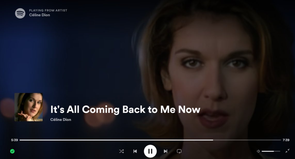 Celine Dion - It's All Coming Back To Me Now

04/12/24 + 192,290 Spotify streams

#CelineDion #FallingIntoYou #OneBillion #Streaming