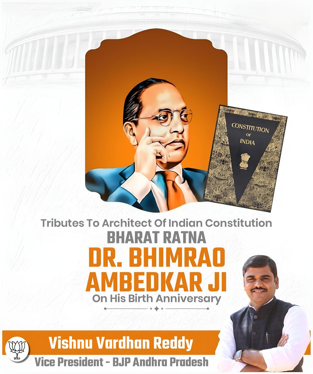 Paying my humble tributes on the occasion of the birth anniversary of Dr. B.R. Ambedkar ji, whose vision and dedication continue to inspire generations towards equality, justice, and empowerment. #AmbedkarJayanti2024