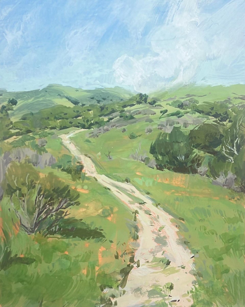 from a hike I did in california #gouache