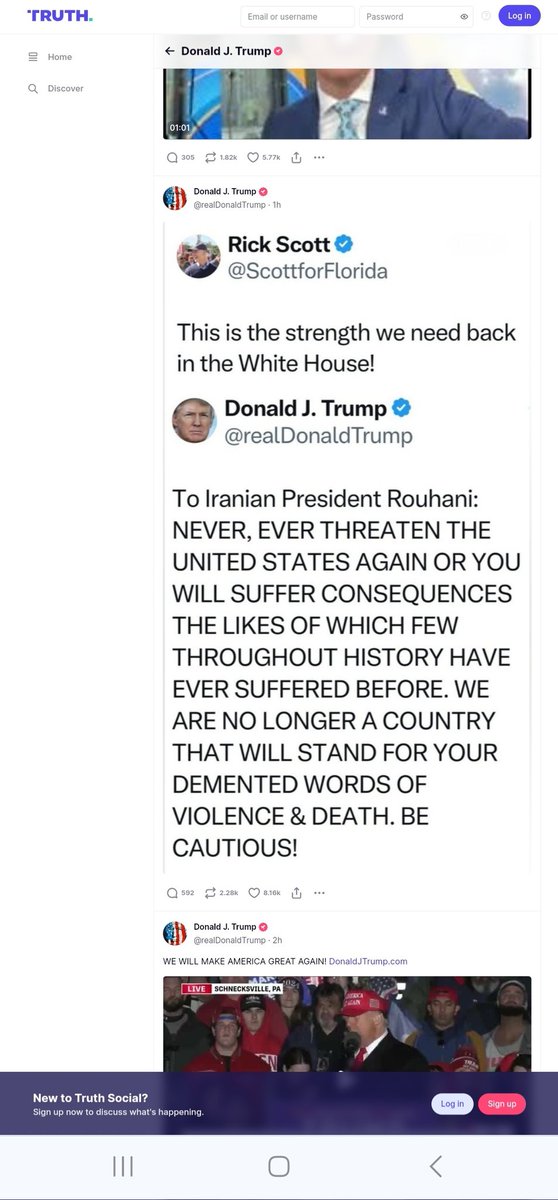 (MORE) For those wondering, Trump posted the image at issue an hour ago on Truth Social. That he posted an *image* of a prior threat he’d made rather than writing the threat afresh is a sign of his “consciousness of guilt”; he worried he might be violating the Logan Act. He was.
