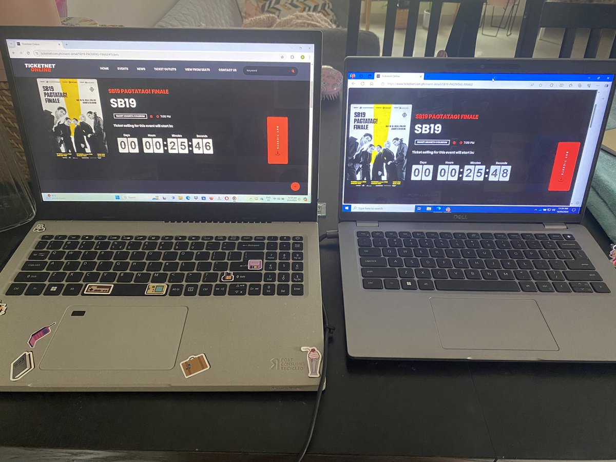 Both my work and personal (@AcerPhils) laptops and 1GB Starhub Fibre Broadband are ready to rumble!

Good luck to all of us! May the odds be ever in our favor!

A'TIN KALMA
A'TIN KABADO NA
A'TIN DI NA MAPAKALI
@SB19Official
#SB19 #PAGTATAGFINALE #SB192DaysAranetaConcert…