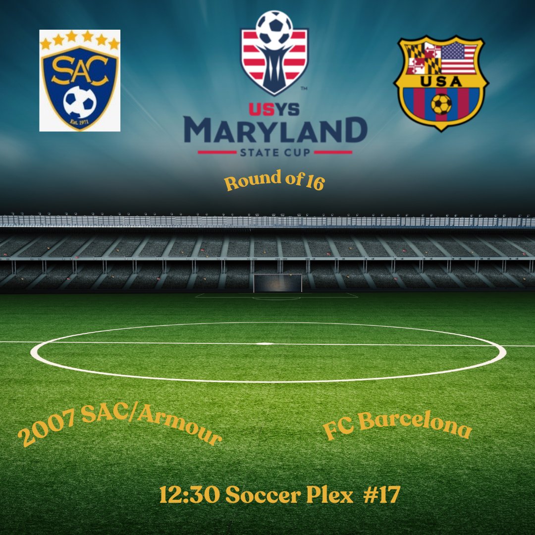Ready for our Round of 16 State Cup game Sunday at 12:30 at the Soccerplex.  Watch it on Facebook Live 2007/Sac spurs or follow on Veo Live Sac/BA