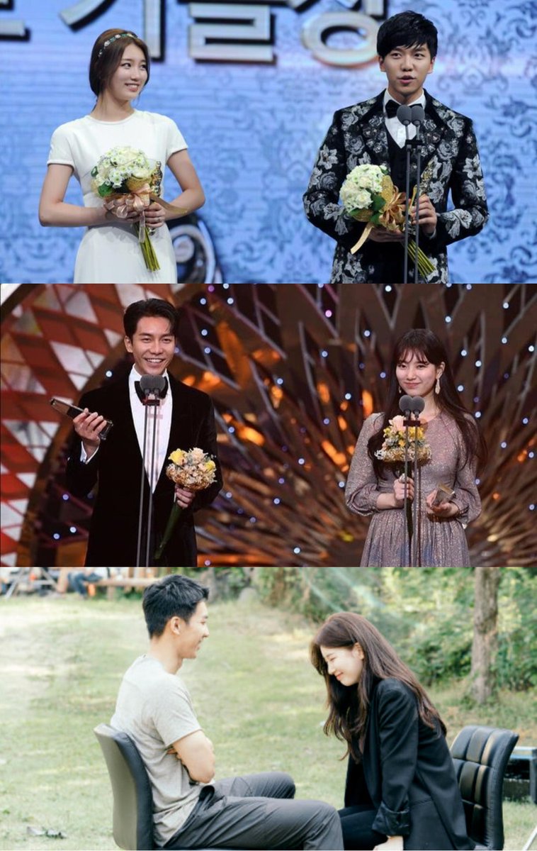 ship so good the actors -seunggi suzy- got casted together again and win the -best couple award- in both dramas😌

1st pic #GuFamilyBook (2013) 
2nd pic #Vagabond (2019)
