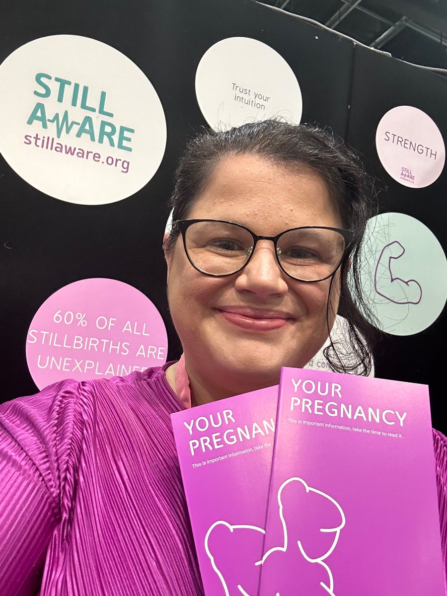 Volunteering at the pregnancy and babies expo with @Still_Aware. It has been lovely chatting to so many expectant parents about actions towards a safer pregnancy and stillbirth.