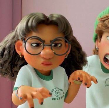 Thought about when ppl said turning red gave us a character of color who was goth but didn’t get to dress goth bc she probably lived in a household that forbade it?
Yeah a good chunk of us could relate!