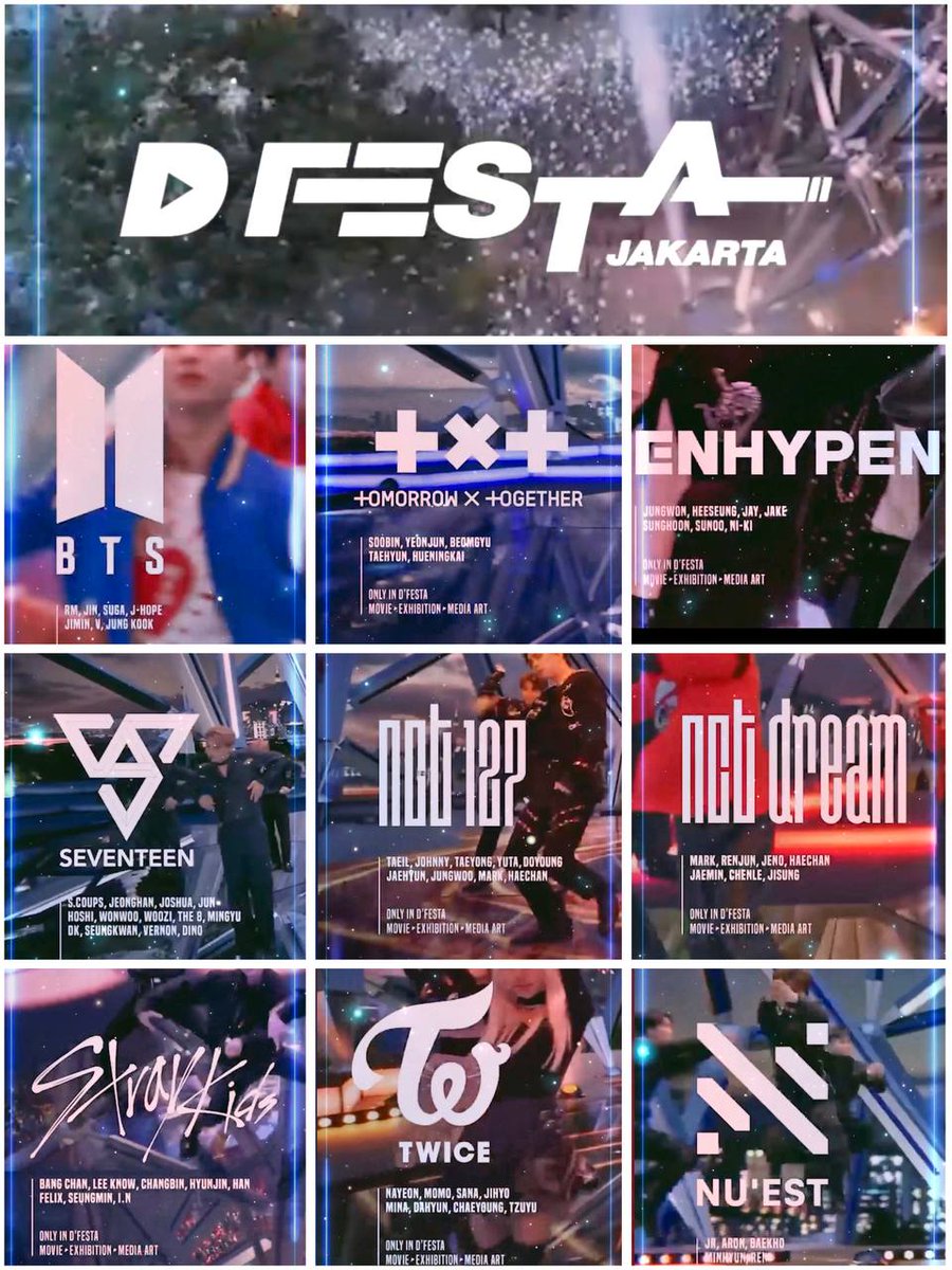 -star LINEUP FOR DFESTA JAKARTA WHO'S EXCITED?? 😍😍

announcement tanggal exhibition nya bakal diumumin di tiktok / ig @/dfesta.indonesia guys follow dulu biar ga ketinggalan info 🤩