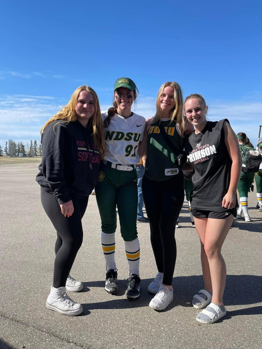The #CrimsonFam👊took a Road Trip to Fargo to see alumni <a href="/maddieqw23/">Mads</a> 
#Culture #TraditionNeverGraduates <a href="/MGActivities/">Crimson Activities</a> <a href="/AvaIhle/">Ava Ihle</a> <a href="/sarahzim23/">Sarah Zimmerman</a>