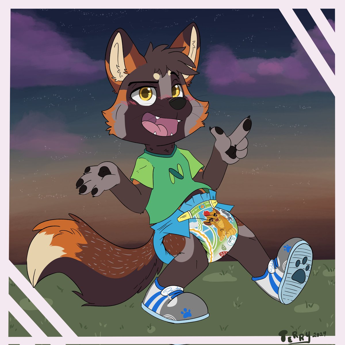 Terrytigon's tweet photo. Hi puppies, commission finished for @SakiRaccoon I hope you like it a lot, thank you very much for your support, I send you a huge hug.
"this little friend knows he has style and is enjoying his new lion guard design it's definitely cool"
Thank you all for supporting me . https://t.co/IanrFUuH6v