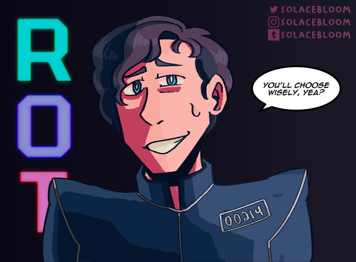 SolaceBloom's tweet photo. To you, the residents of Concretta: This is a call to ROT.
#solacebloom #art #fanart #rot #eliastrue #arg #digitalart #eastpatch https://t.co/BgfrGarez3