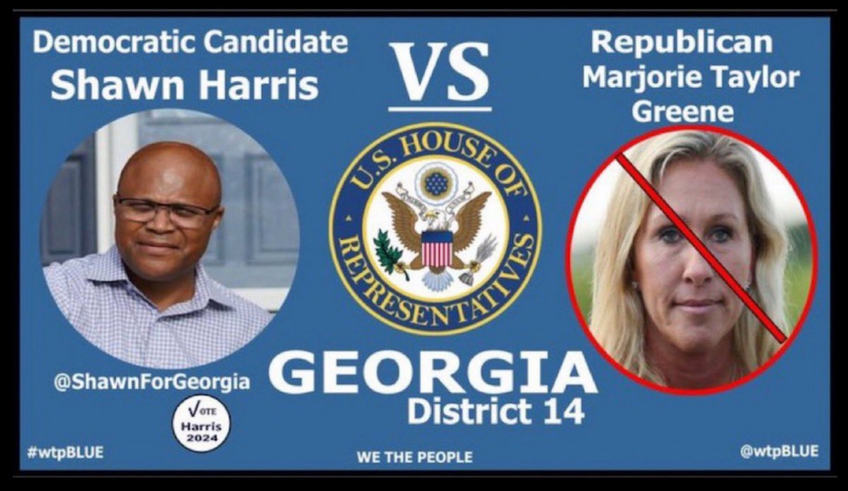 On a 1-10 scale, how happy would you be to see Shawn Harris defeat MTG?

@ShawnForGeorgia #VoteHerOut ⤵️