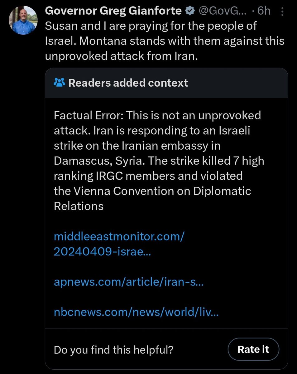 <a href="/GovGianforte/">Governor Greg Gianforte</a> Community Notes doing its job.