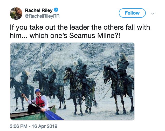 Remember when Rachel Riley suggested 'taking out' the leader of the labour party