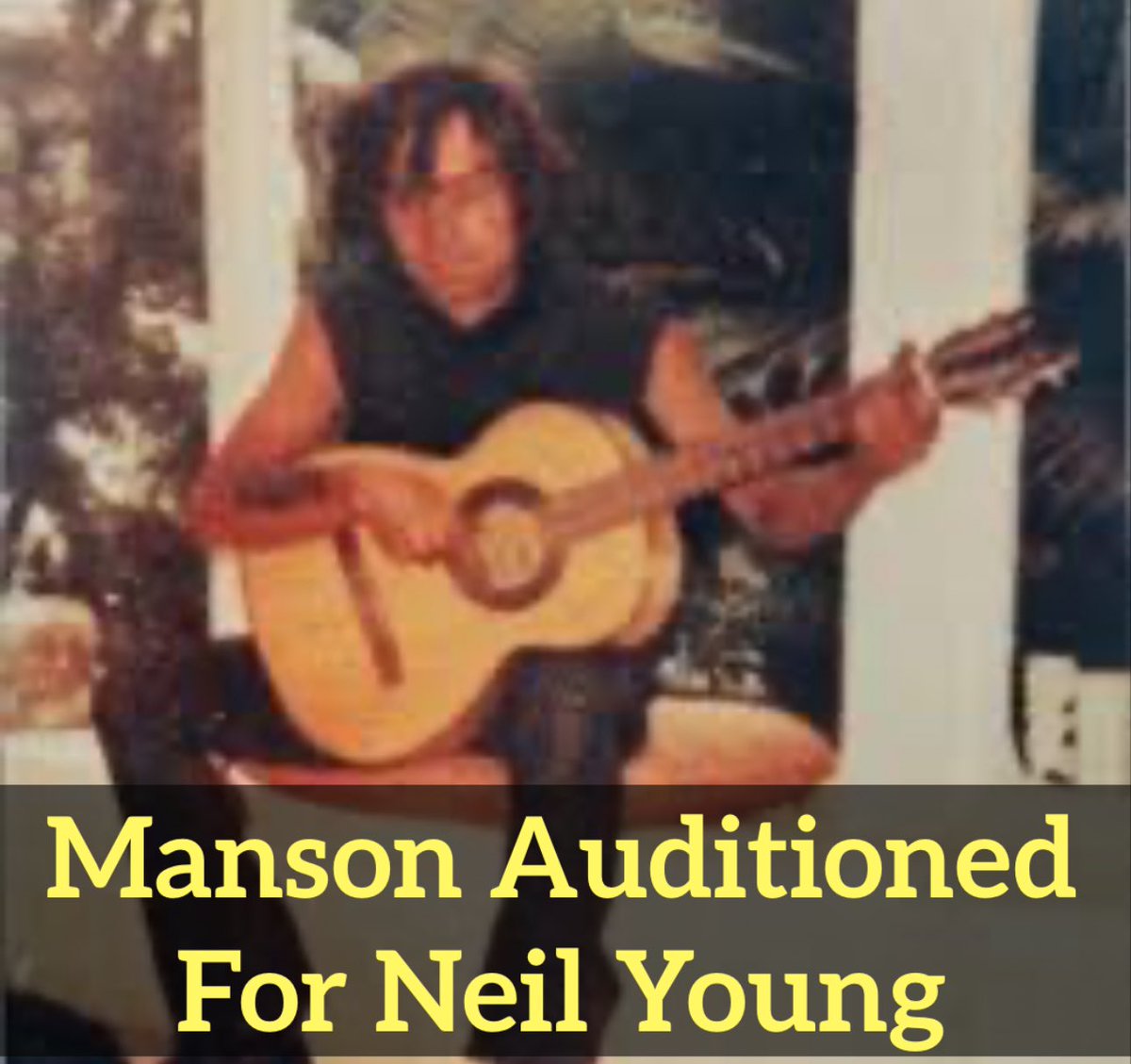 Manson recorded with the Beach Boys, and auditioned with Neil Young.