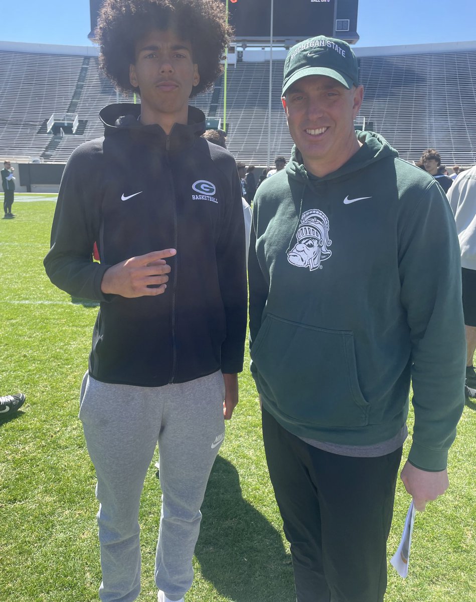 Had a great visit today! Thanks for the opportunity! @Coach_Lindgren @MSU_Football @Metro7Football @grayson_fb #QB1 #4theG