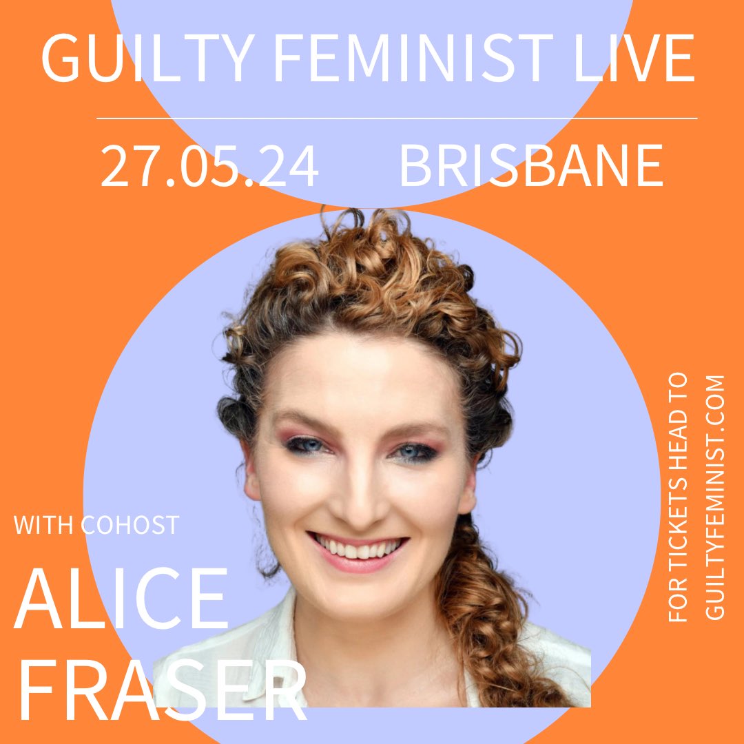 Big news Brisbane 🚨 Comedian Alice Fraser will be joining us as our co-host!! Comedy’s favourite wordsmith, she, spins wit and wisdom into laughter. From sold-out shows to podcasts that tickle the mind, she’s one of Aussie’s favourite comedians!! ✨ 🎟️ guiltyfeminist.com/aus-nz-tour202…