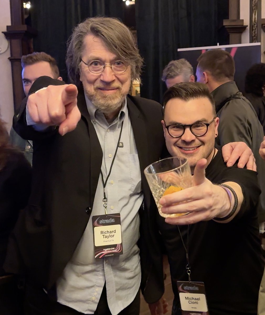 Michael Cioni and me at the Strada NAB kick off party!  

@michael_cioni 
@NABShow 
#PostChat
#Post
Final Cut Pro
FCPX
#FCPX
#FinalCutPro
@Apple
FCP