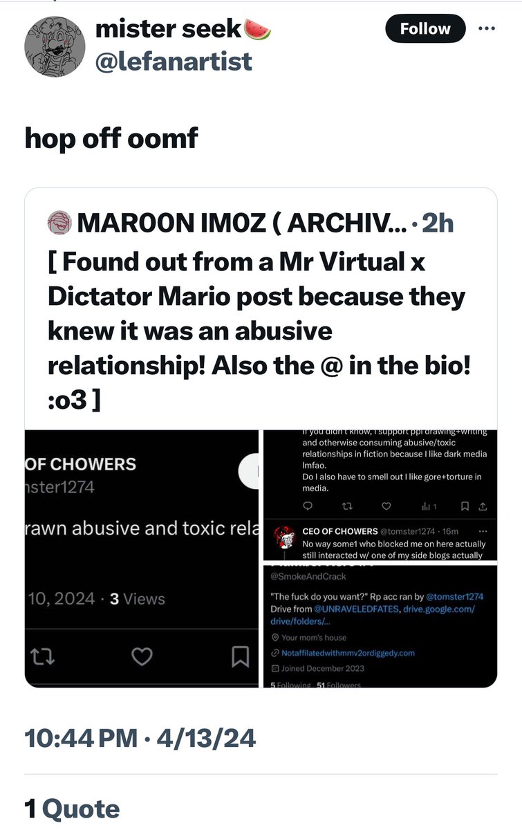 MAGMTCMNSTRSTY's tweet photo. @YaperPaper Shit has me giggling https://t.co/1CPSk4laGJ