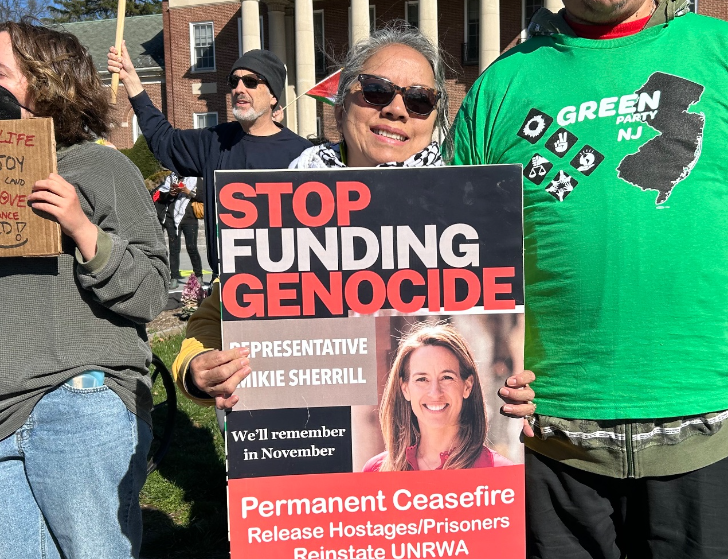 fightbackbettr's tweet photo. Lily Benavides, Responds to NJ Cong. Mikie Sherrill (11th-D) Endorsement of Israel's Bombing Protected Embassy Facilities and Sherrill's Calls for Putting GIs at Risk to Defend A Lawless Military Attack on Diplomatic Facilities by Israel https://t.co/ImkD2P4rol https://t.co/aMKcTEaTZ6