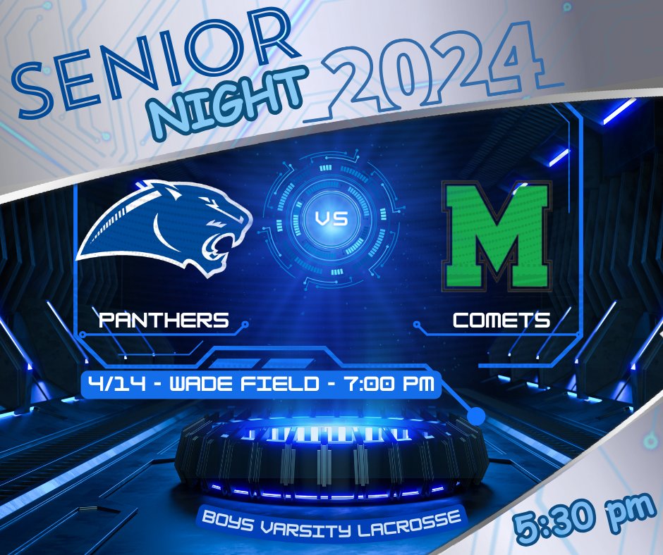 Join us for an action packed evening! JV game at 5:30pm. Senior Night festivities begins at 5:30pm. The Greg Poe Memorial Scholarship winners will be announced after the JV game. Varsity game at 7pm.