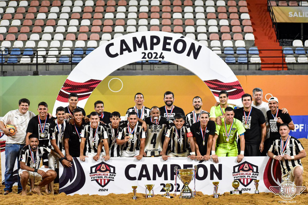 LibertadPlaya's tweet photo. EL GUMA YA SALIÓ CAMPEÓN🎶🔥👣🏁 

#VAMOSGUMA
#LibertadPlaya
#SuperLigaAPF
#APFFútbolPlaya https://t.co/ZD4v6dJ215