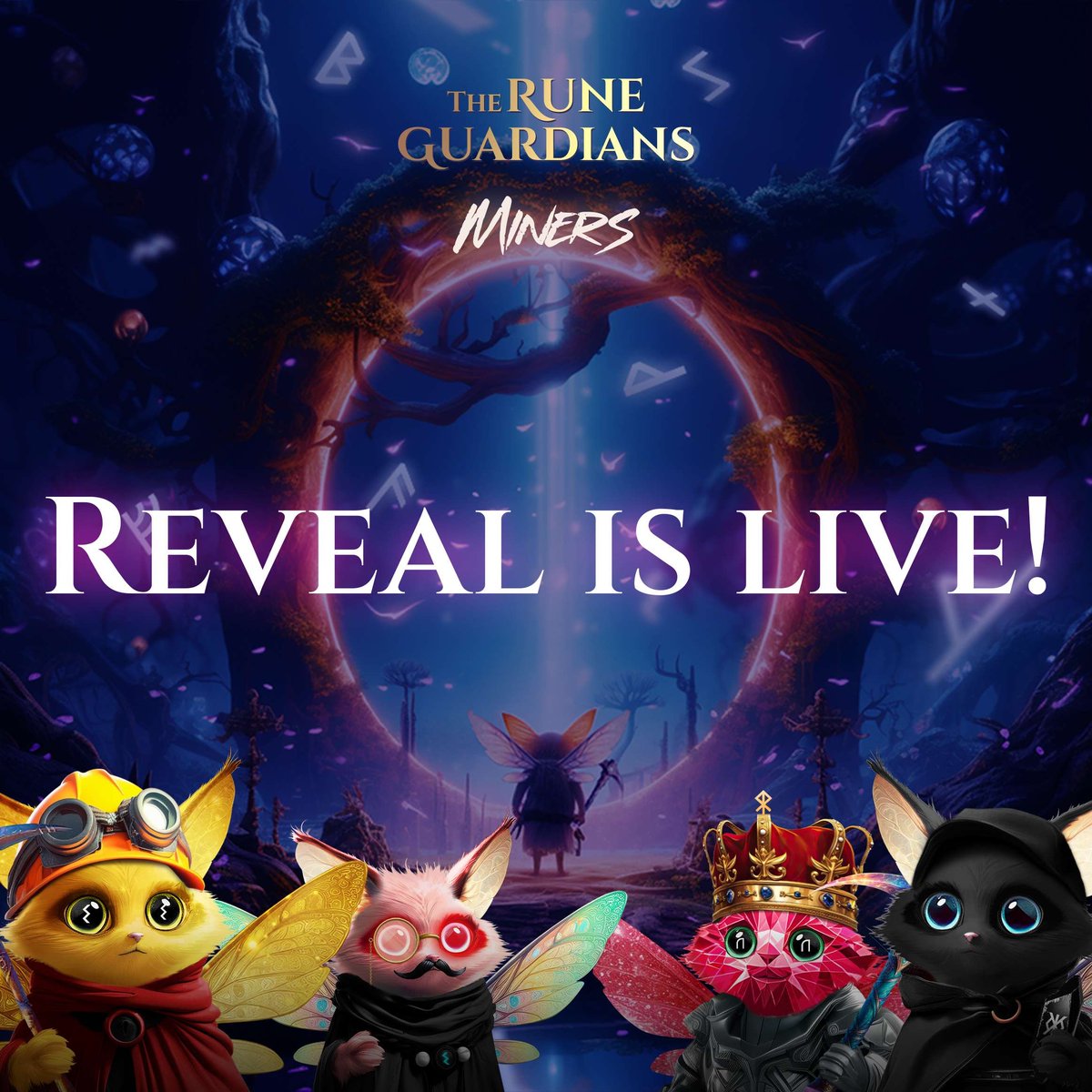 The Rune Guardians - Miners⛏️

🏆x1 Miner🏆

1️⃣ Like+Retweet Tag 3
2️⃣ Follow <a href="/1nacoleon1/">nacoleon.btc 🧙🏽‍♂️</a> <a href="/RuneGuardians/">The Rune Guardians</a> 
3️⃣ Comment "Gib Runes" and post your favorite PFP from our collection 👇
magiceden.io/ordinals/marke…

Winner drawn in 72H