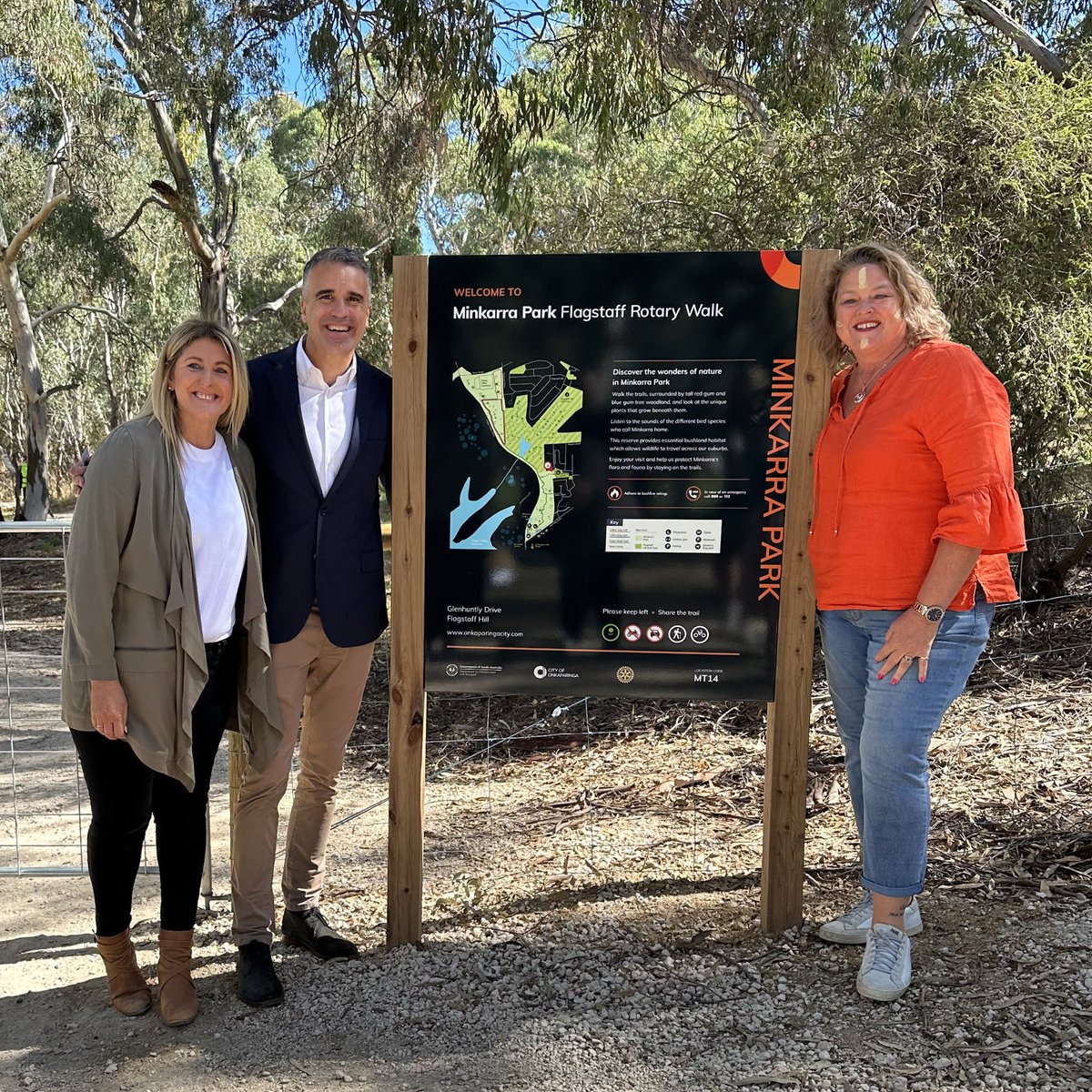 Today we officially launch the Minkarra Trail Link Path. This was a project our local Member for Davenport, Erin Thompson advocated for and is an election commitment now delivered! Congratulations to everyone who made this possible - a great outcome for the community.