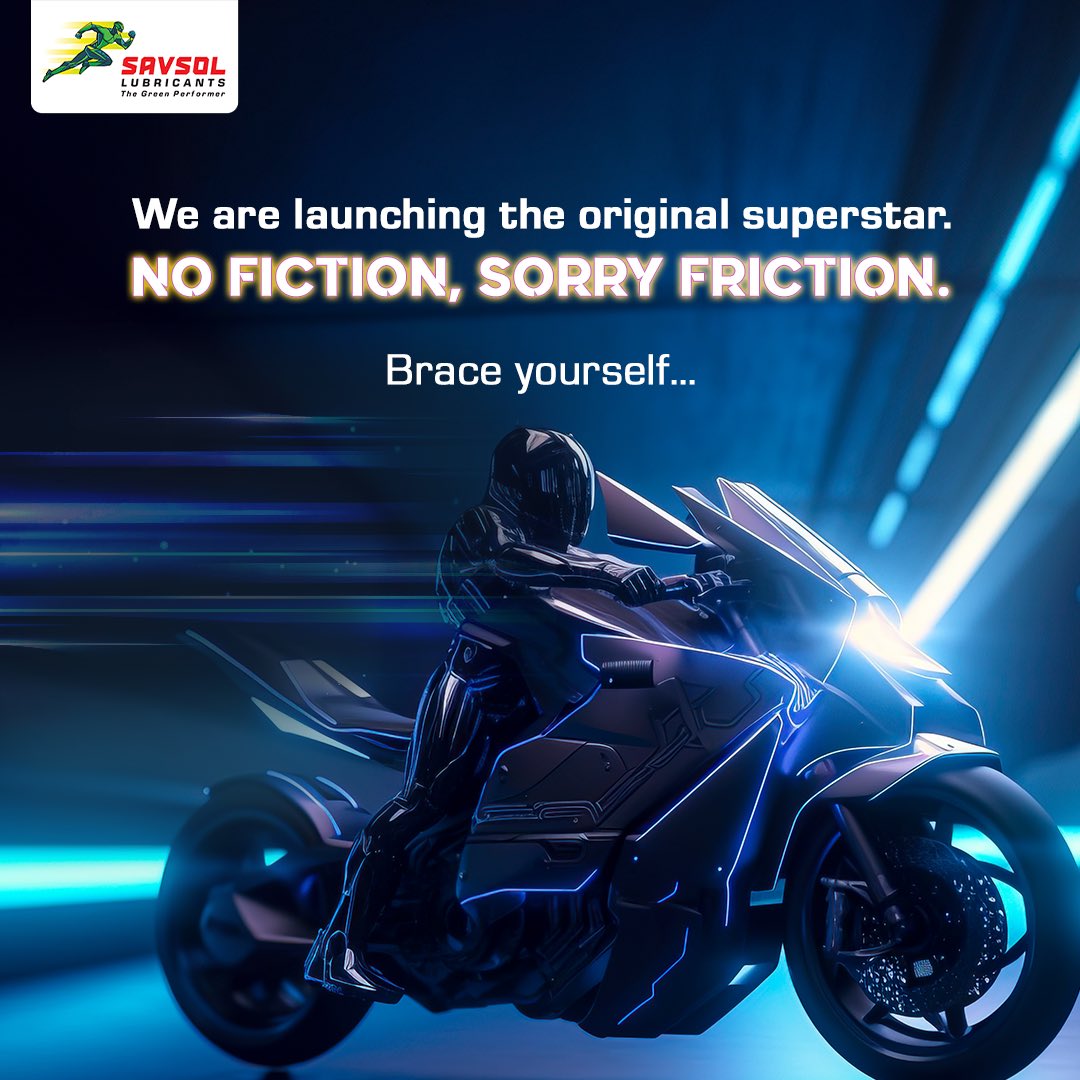 Bringing you a friction-free experience like never before. Are you ready?

#Savsol #SavsolLubricants #EngineCare #ComingSoon